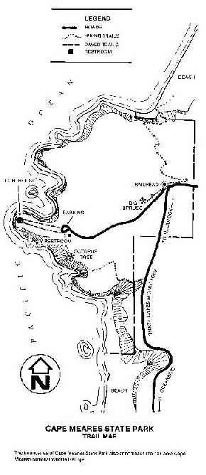 Cape Meares Trail Map